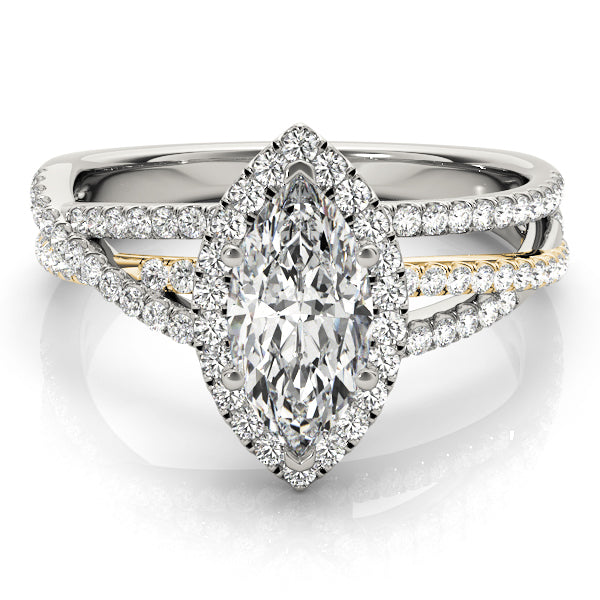 Marquise Diamond Engagement Ring · 0.45 ct tw