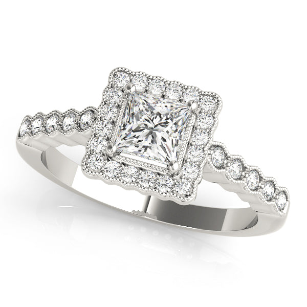 Cushion Diamond Engagement Ring · 0.86 ct tw