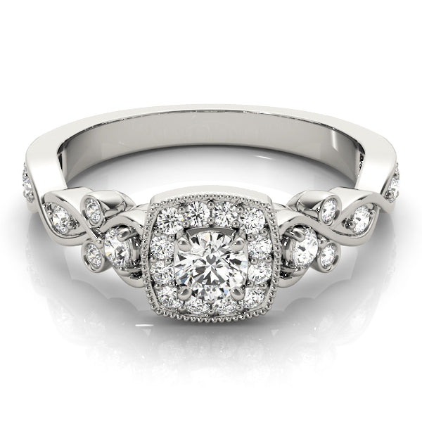 Round Diamond Engagement Ring · 0.91 ct tw