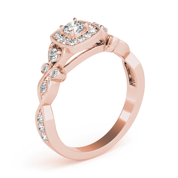 Round Diamond Engagement Ring · 0.91 ct tw