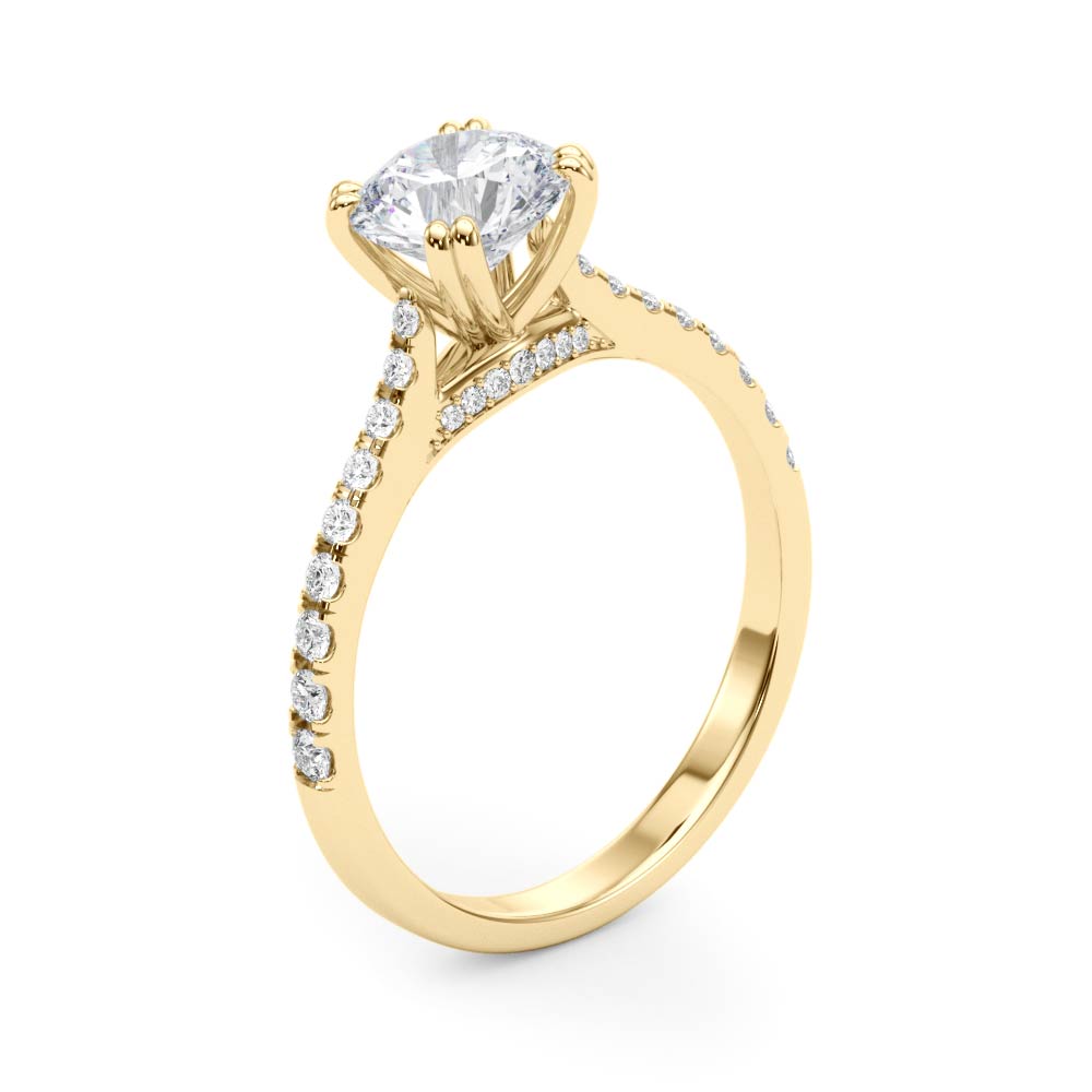 Round Diamond Engagement Ring · 1.20 ct tw
