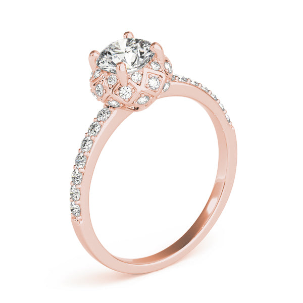 Round Diamond Engagement Ring · 0.99 ct tw