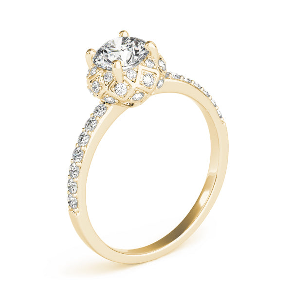 Round Diamond Engagement Ring · 0.99 ct tw