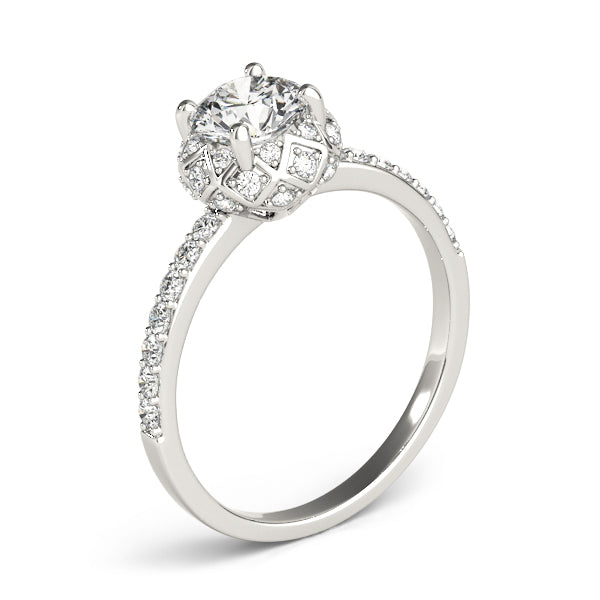 Round Diamond Engagement Ring · 0.99 ct tw