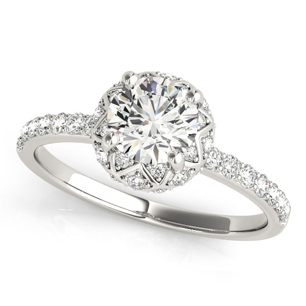 Round Diamond Engagement Ring · 0.99 ct tw