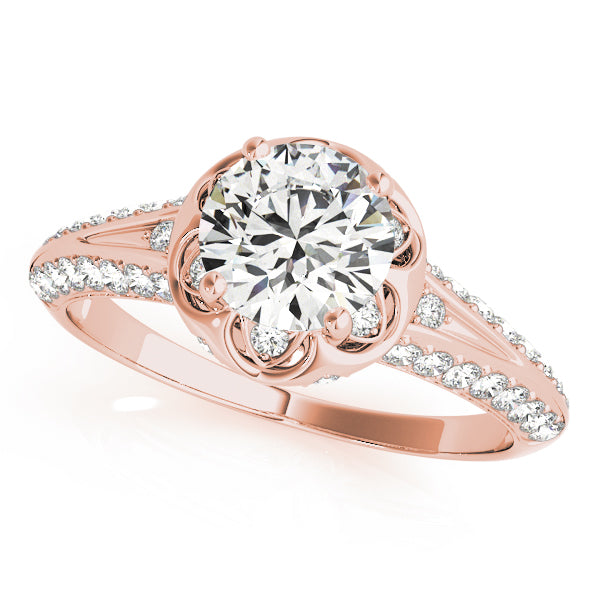 Round Diamond Engagement Ring · 0.75 ct tw