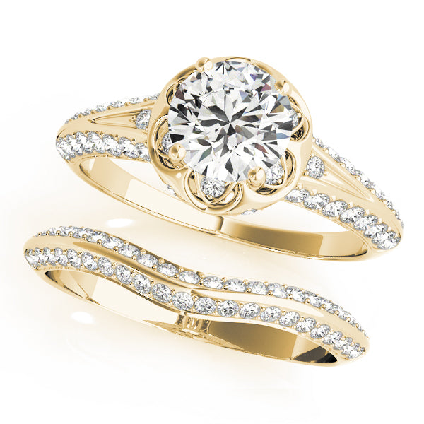 Round Diamond Engagement Ring · 0.75 ct tw