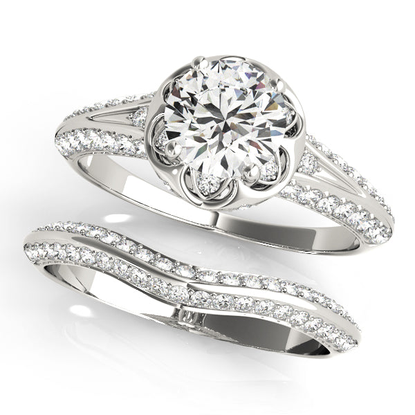 Round Diamond Engagement Ring · 0.75 ct tw
