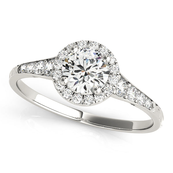 Round Diamond Engagement Ring · 0.70 ct tw