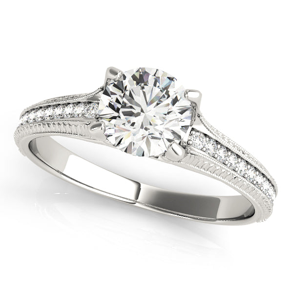 Round Diamond Engagement Ring · 0.76 ct tw