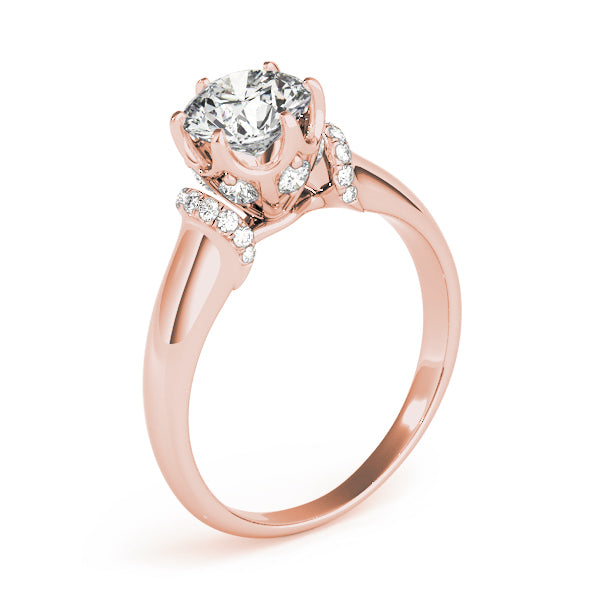 Round Diamond Engagement Ring · 0.65 ct tw