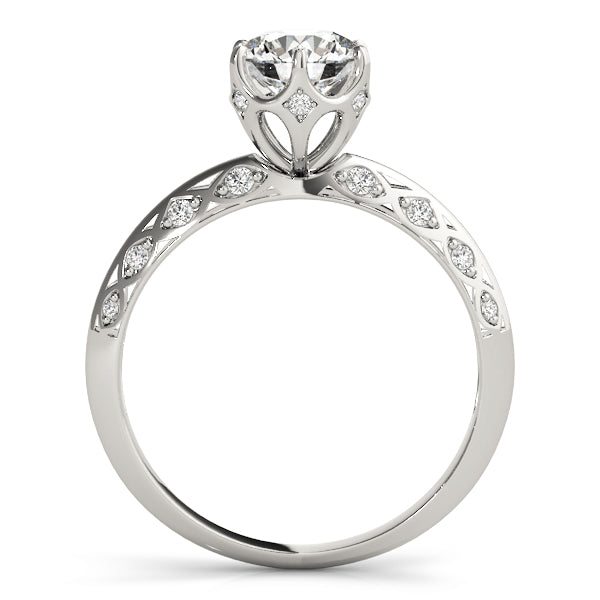 Round Diamond Engagement Ring · 0.86 ct tw