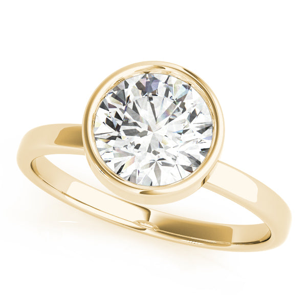 Round Bezel Diamond Solitaire Engagement Ring · 1.25 ct tw