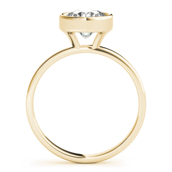 Round Bezel Diamond Solitaire Engagement Ring · 0.25 ct tw