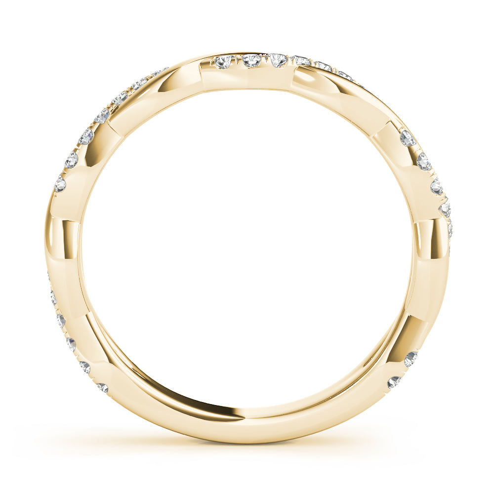 Straight Braided Diamond Fashion Ring · 0.20 ct tw