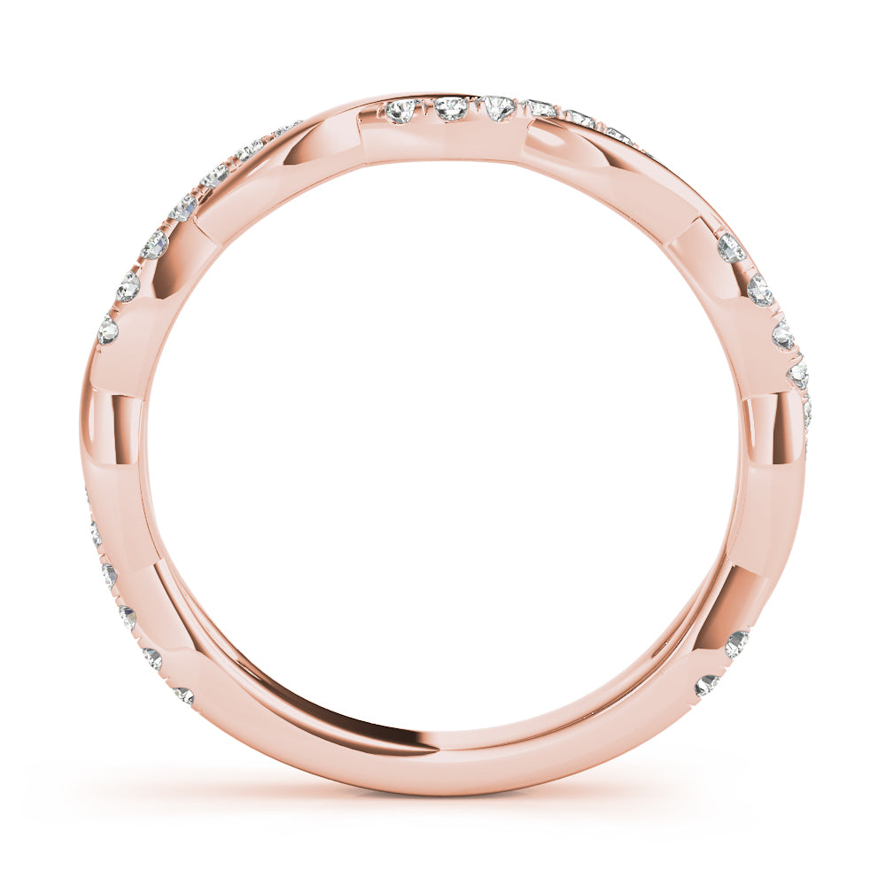 Straight Braided Diamond Fashion Ring · 0.20 ct tw