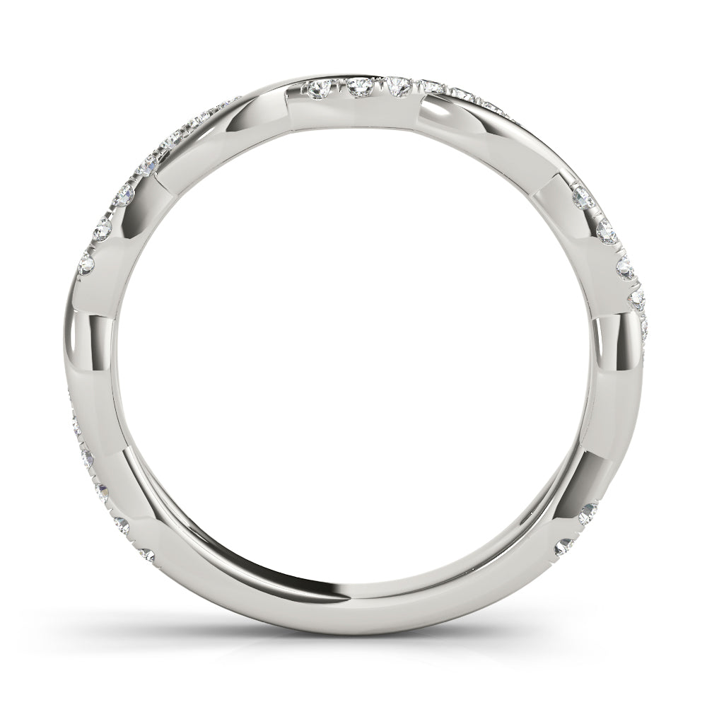 Straight Braided Diamond Fashion Ring · 0.20 ct tw