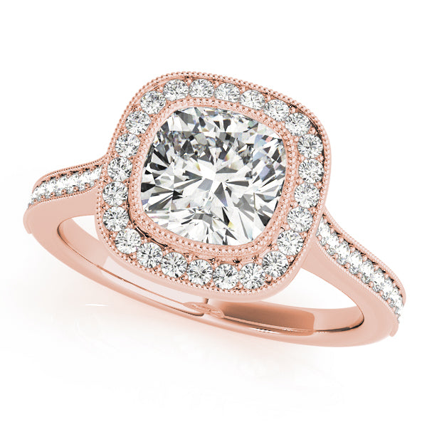 Cushion Halo Diamond Engagement Ring · 2.34 ct tw