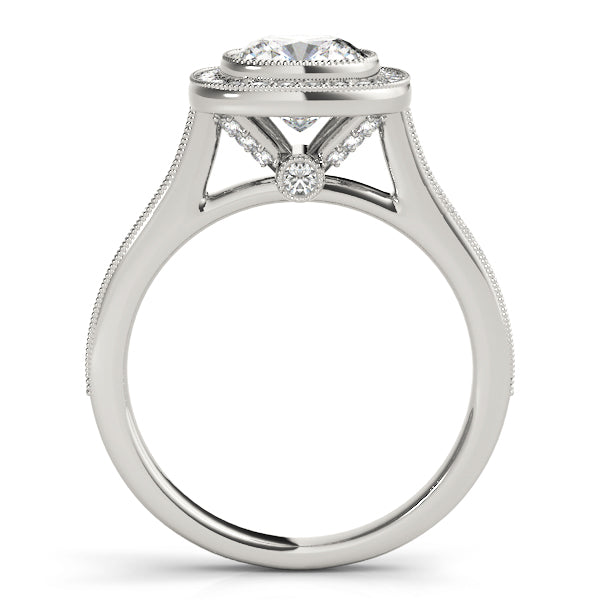 Cushion Halo Diamond Engagement Ring · 1.33 ct tw