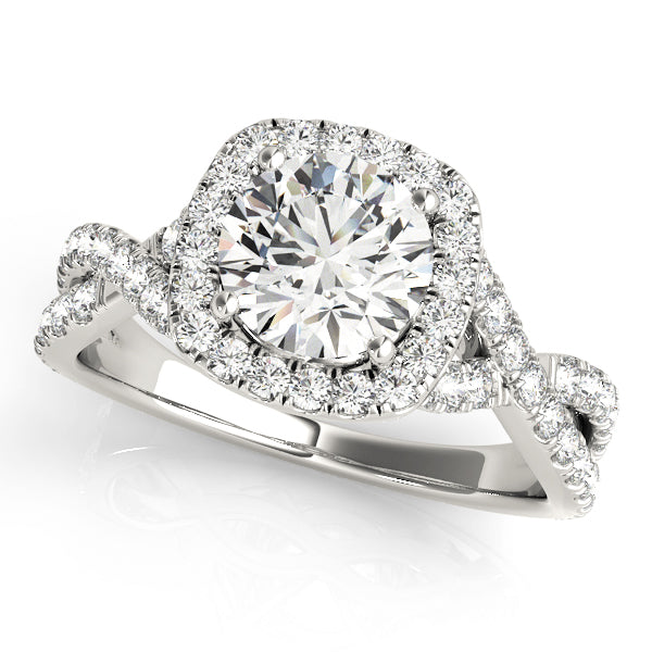 Round Diamond Engagement Ring · 0.96 ct tw
