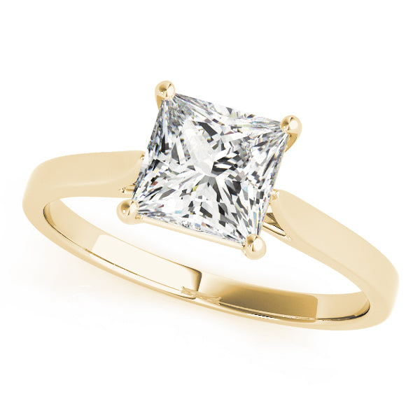 Square Princess Cut Diamond Solitaire Engagement Ring · 0.41 ct tw