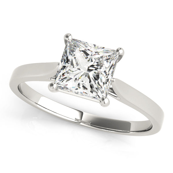 Square Princess Cut Diamond Solitaire Engagement Ring · 0.41 ct tw