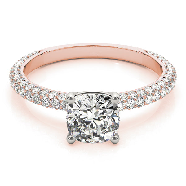 Cushion Pave With Head Diamond Engagement Ring · 2.49 ct tw