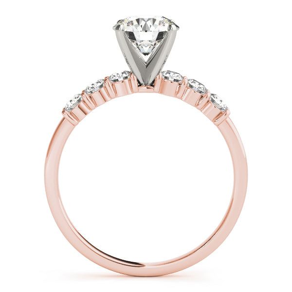 Single Row Diamond Engagement Ring · 0.06 ct tw