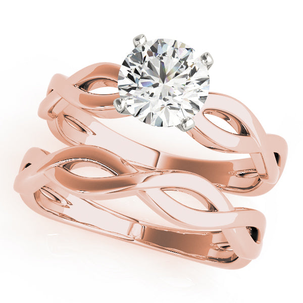 Twisted Shank Engagement Ring