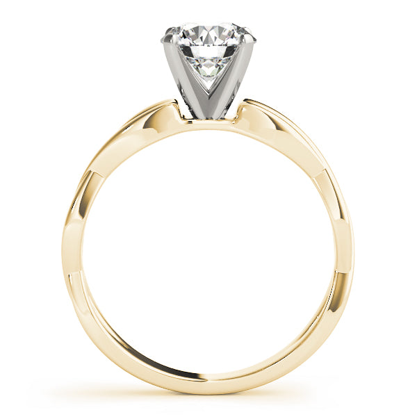 Twisted Shank Engagement Ring