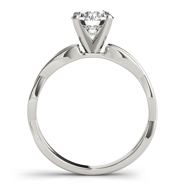 Twisted Shank Engagement Ring