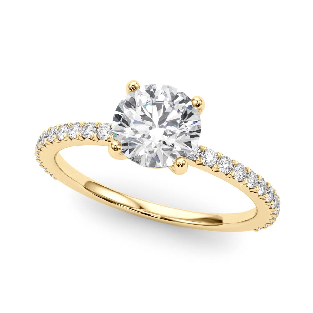 Round Diamond Engagement Ring · 1.01 ct tw
