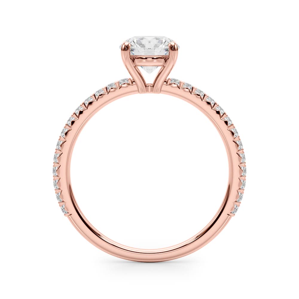Round Diamond Engagement Ring · 1.01 ct tw