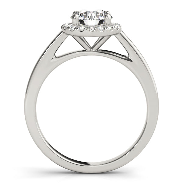 Round Halo Diamond Engagement Ring · 1.14 ct tw