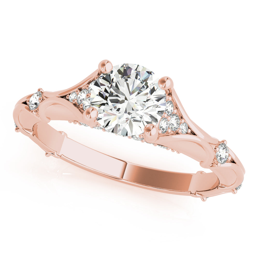 Round Diamond Engagement Ring · 1.05 ct tw