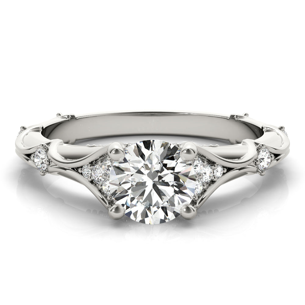 Round Diamond Engagement Ring · 1.05 ct tw