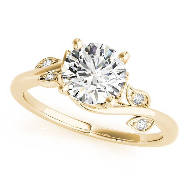 Round 7.54mm Diamond Engagement Ring · 1.59 ct tw