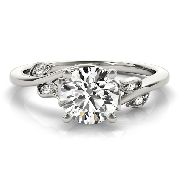 Round 7.54mm Diamond Engagement Ring · 1.59 ct tw