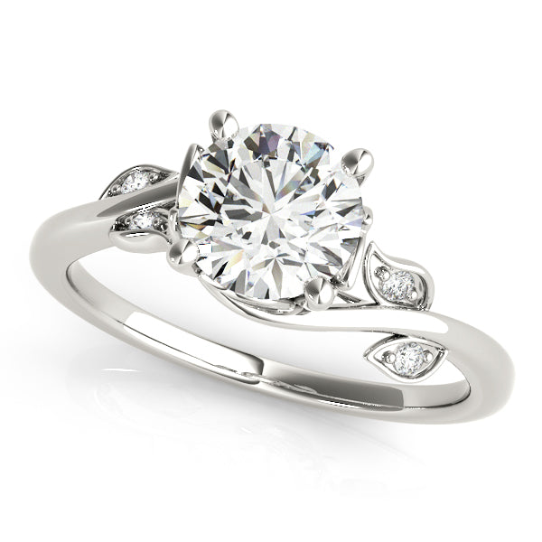 Round 7.54mm Diamond Engagement Ring · 1.59 ct tw