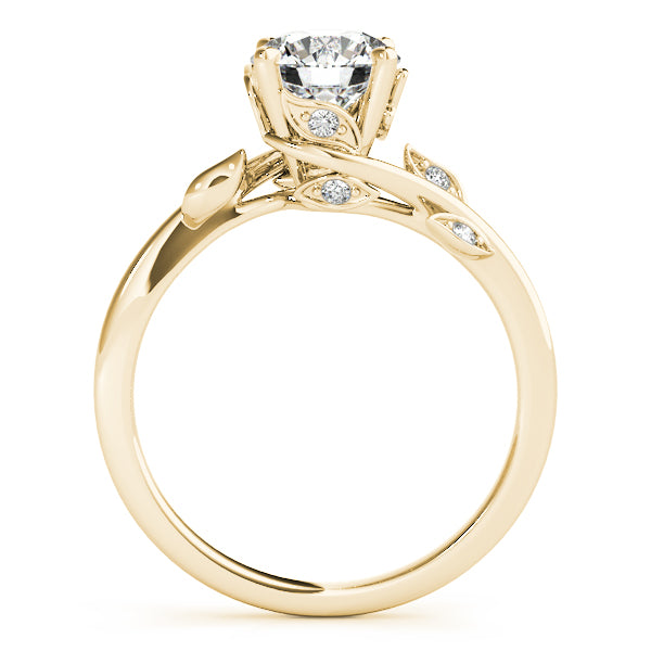 Round 6.0mm Diamond Engagement Ring · 0.89 ct tw