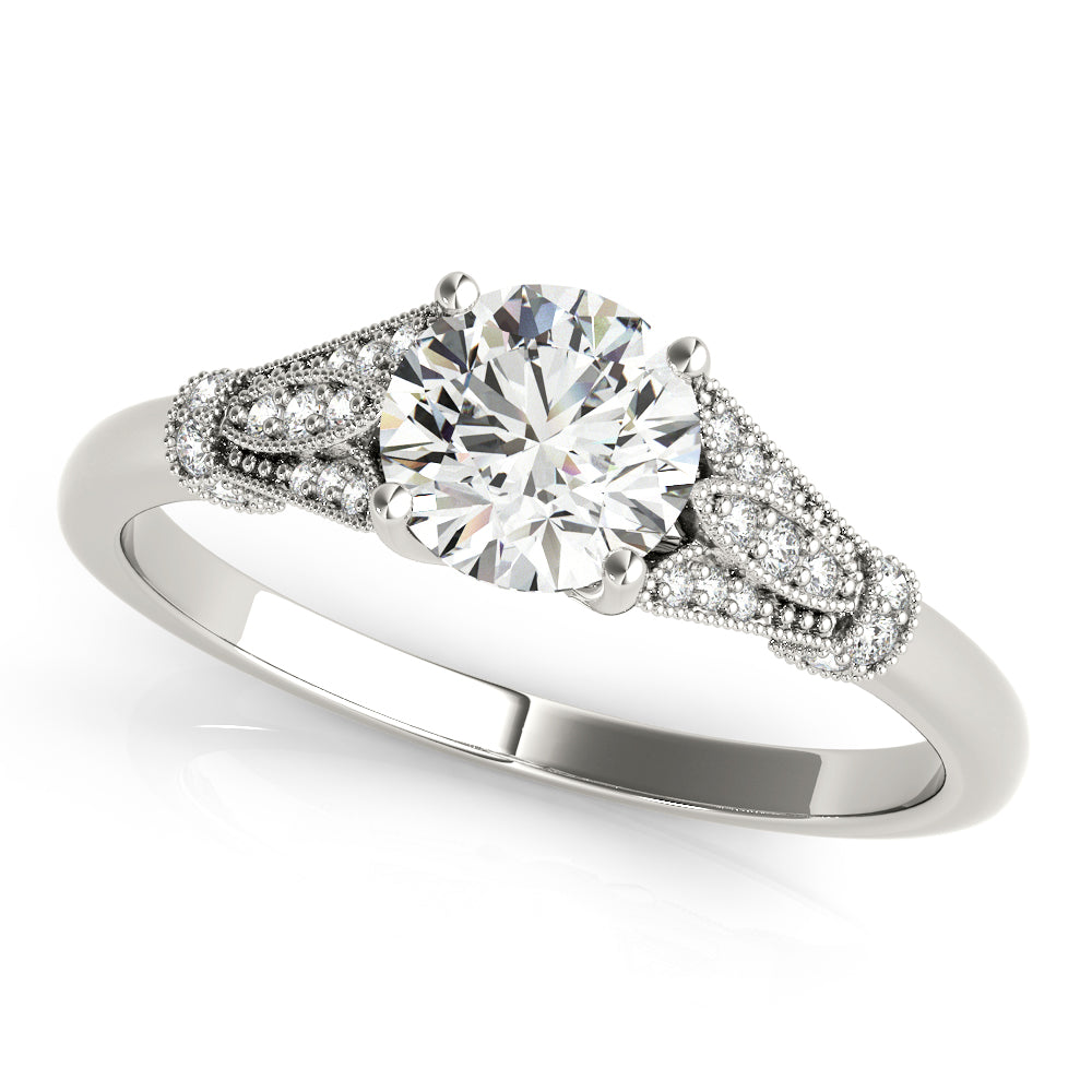 Round Gemstone Engagement Ring · 0.85 ct tw