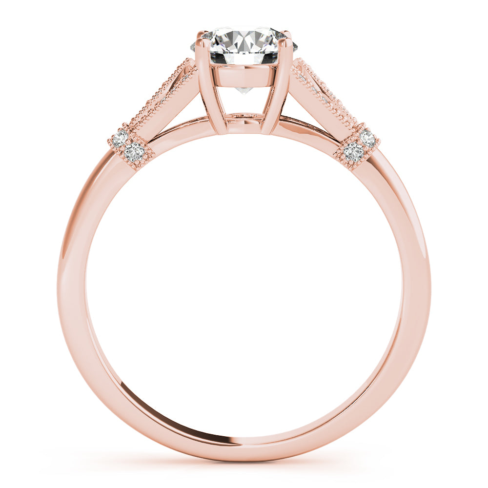 Round Gemstone Engagement Ring · 0.85 ct tw