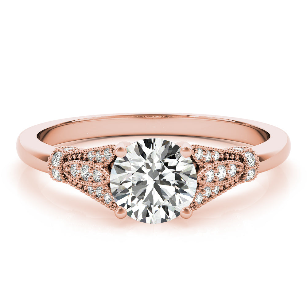Round Gemstone Engagement Ring · 0.85 ct tw