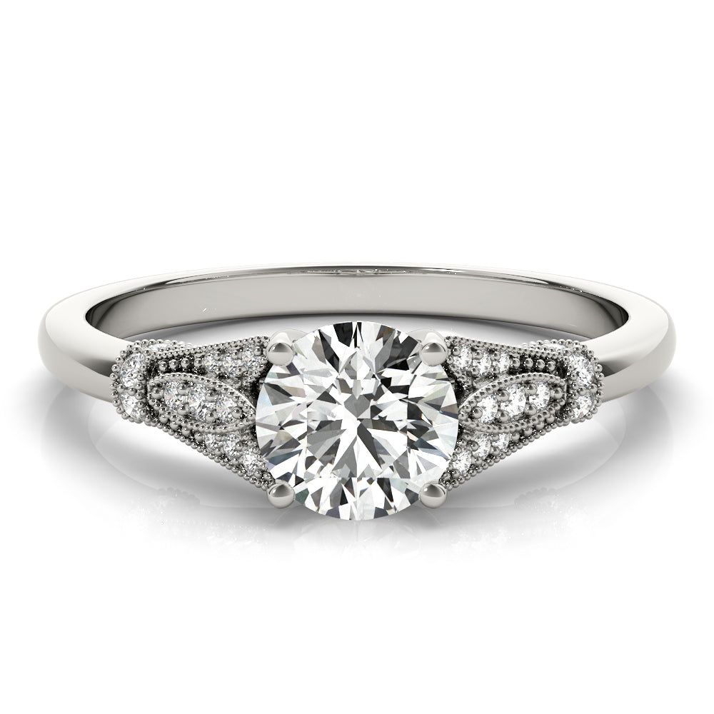 Round Gemstone Engagement Ring · 0.85 ct tw
