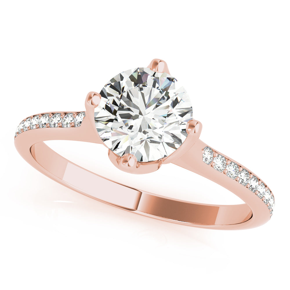 Round Diamond Engagement Ring · 0.87 ct tw