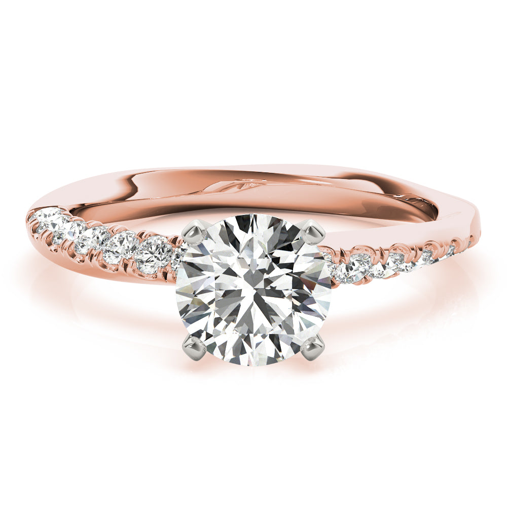 Split Prongs Diamond Engagement Ring · 0.42 ct tw