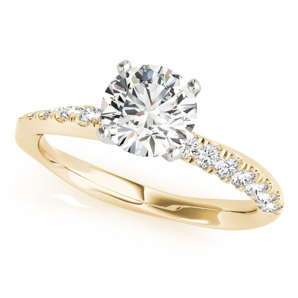 Split Prongs Diamond Engagement Ring · 0.18 ct tw