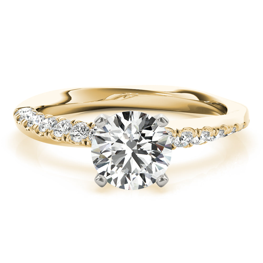Split Prongs Diamond Engagement Ring · 0.18 ct tw