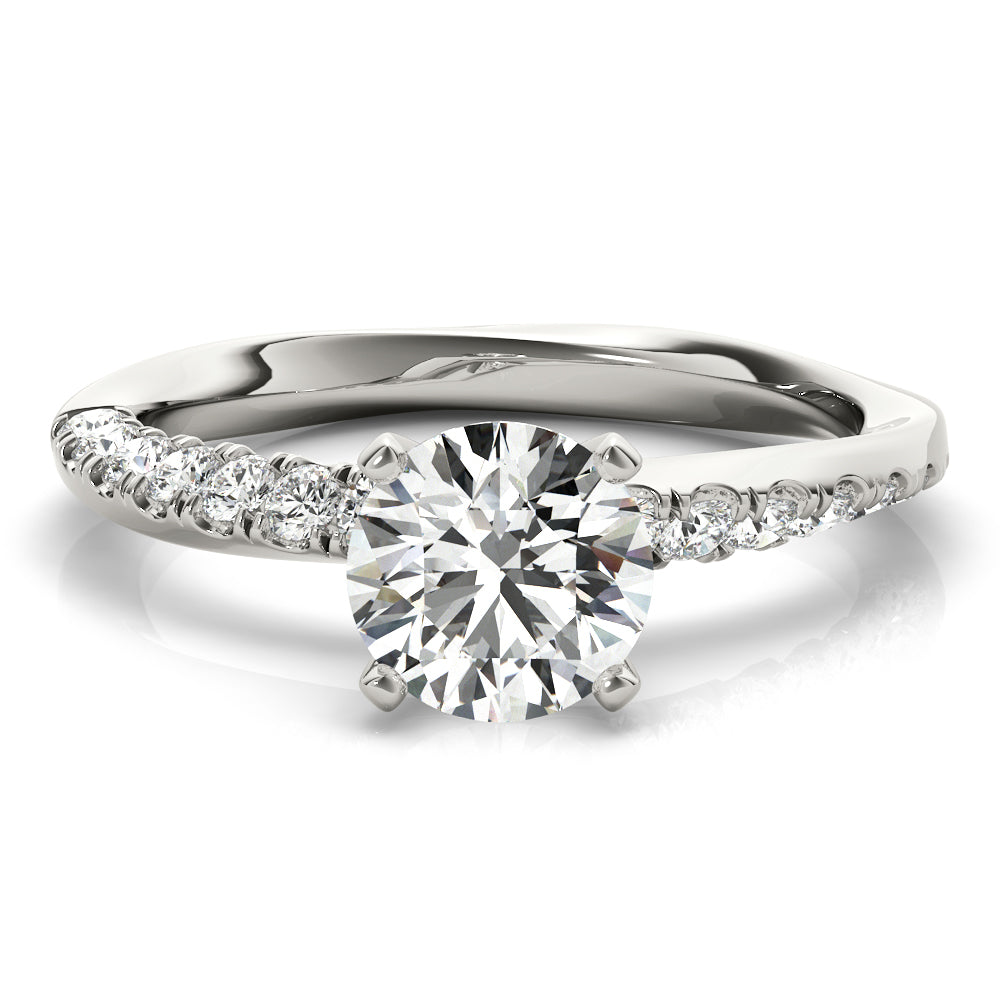 Split Prongs Diamond Engagement Ring · 0.42 ct tw