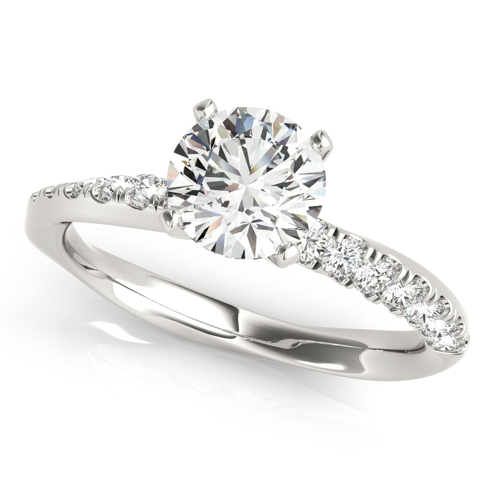 Split Prongs Diamond Engagement Ring · 0.18 ct tw